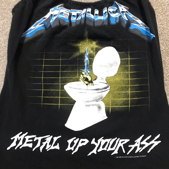 '94 Vintage Single Stitch Metallica Tour Halter - Picture 2 of 7